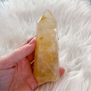 Quartz tower with golden healer